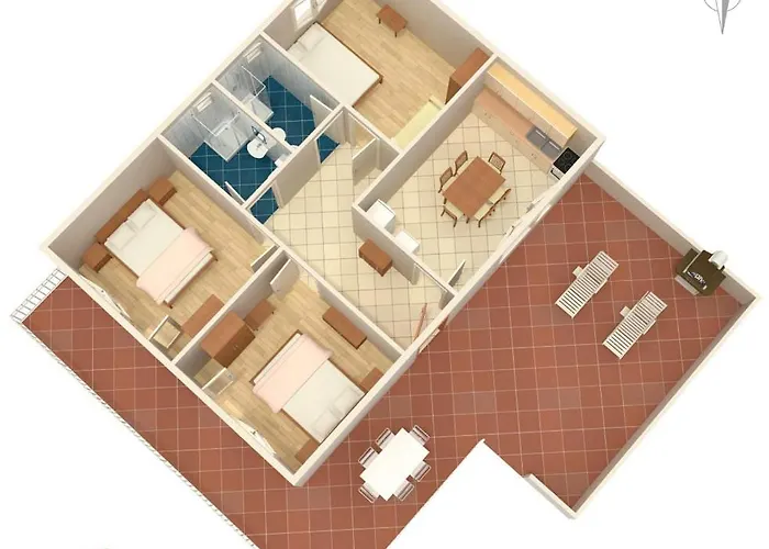 Apartments With Parking Space Novi Vinodolski - 2417 * Novi Vinodolski